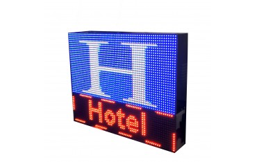 LETRERO LED PROGRAMABLE PARA HOTELES RGB