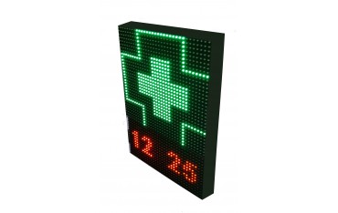 LETRERO LED PROGRAMABLE PARA CLÍNICAS EN RGB, 2 CARAS. DISPONIBLE EN VARIOS TAMAÑOS