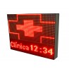 LETRERO LED PROGRAMABLE PARA CLÍNICAS EN RGB, 2 CARAS. DISPONIBLE EN VARIOS TAMAÑOS