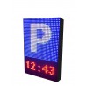LETRERO LED PROGRAMABLE PARA PARKING RGB 2 CARAS